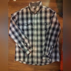 Mens size large Roper button-up long sleeve